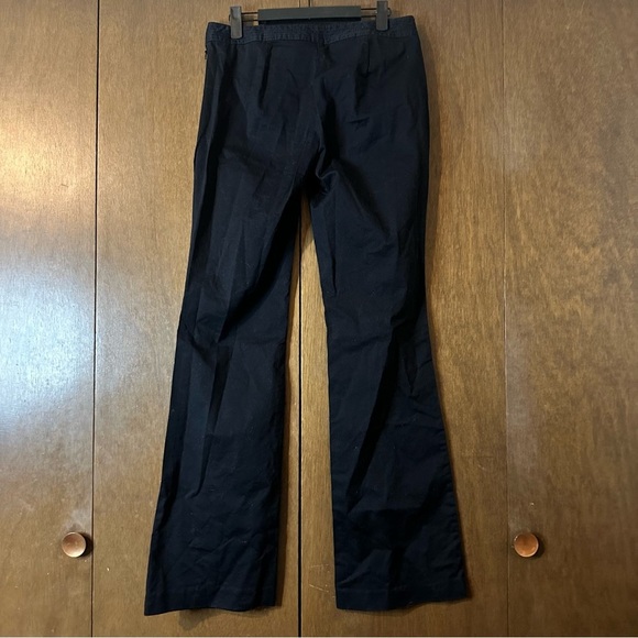 Jacob Black Button Accented Fitted Pants Sz 4 Office Business Casual Work Pants - Picture 5 of 10